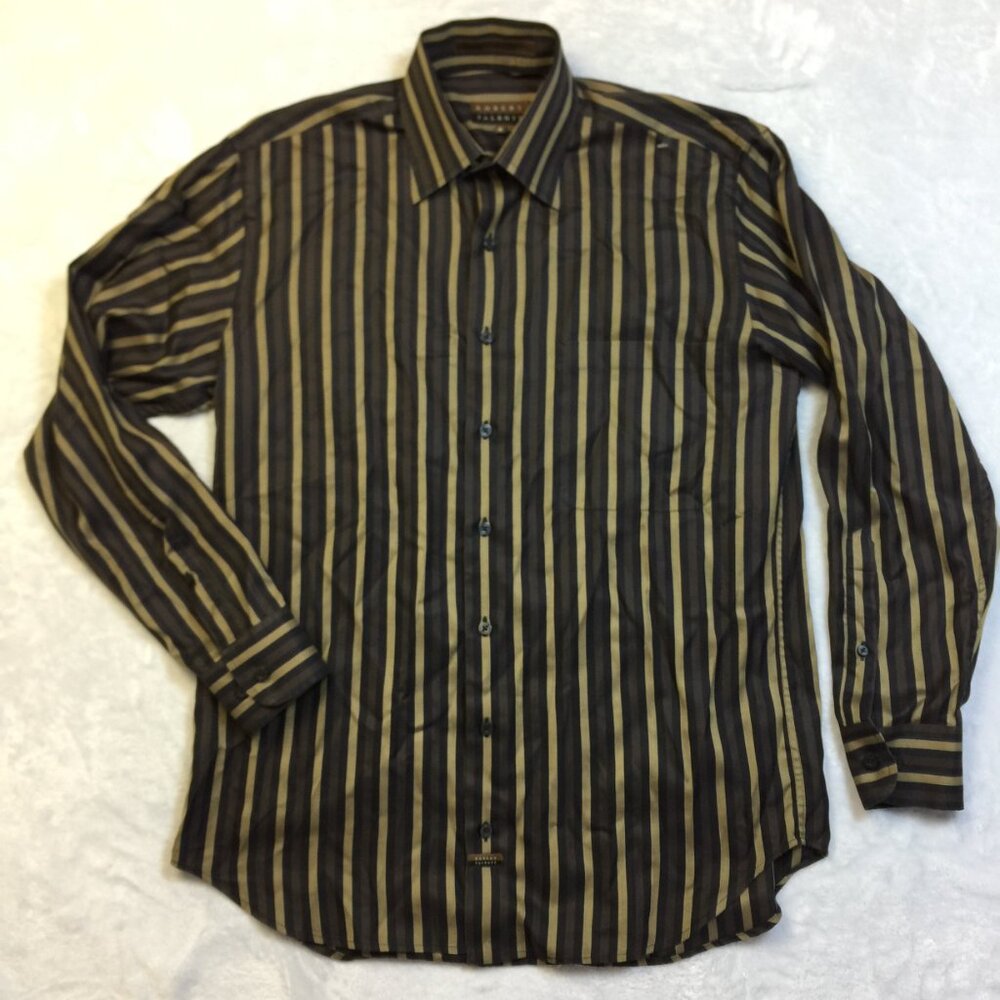 Robert Talbott Hidden Button Down Shirt M Multico… - image 1